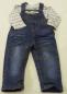 Preview: gefütterte Jeanslatzhose mit Langarmshirt Gr. 62 von Babyclub by C&A (550)