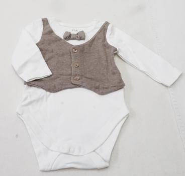 Langarmbody Gr. 56 von Babyclub by C&A (62)