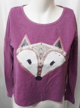 Langarmshirt kurz, Gr. 140 von Yigga (4306)