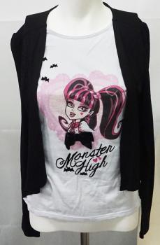 Langarmshirt kurz, Gr. 158/164 von Monster High von C&A (1511)