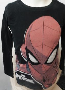 Langarmshirt Gr. 110 von Spiderman (793)