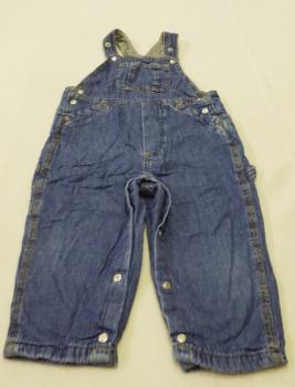 gefütterte Jeanslatzhose Gr. 86 (294)
