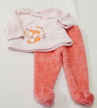 Fleecepullover mit Fleecehose Gr. 56 von Ergee (2311)