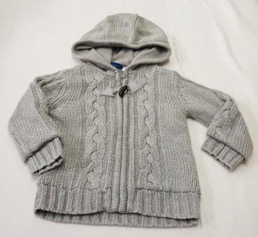 gefütterte Strickjacke Gr. 74/80 von Lupilu (969)
