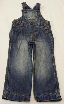 gefütterte Jeanslatzhose Gr. 74 von Impidimpi (3458)
