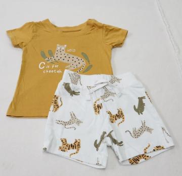 T-Shirt mit kurzer Hose Gr. 74 von Primark (1890)