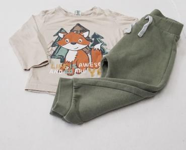 Langarmshirt mit Sweathose Gr. 74 von dopodopo (1555)