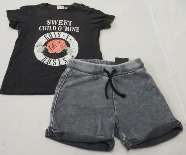 T-Shirt mit kurzer Hose Gr. 80 von H&M (3980)