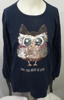 Langarmshirt Gr. 122 von Topolino (630)