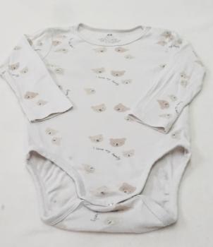 Langarmbody Gr. 74 von H&M (1053)