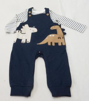 Langarmbody mit Latzhose Gr. 68 von Topomini (910)