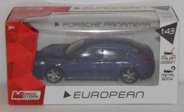 PORSCHE PANAMERA blau 1:43 NEU OVP