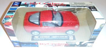 Modellauto CHEVROLET Corvette Coupe (2006) , rot, 1:43 Neu