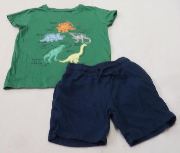 T-Shirt von Kiki & Koko mit kurzer Hose von H&M Gr. 98 (3726)