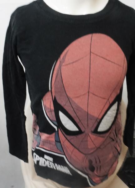 Langarmshirt Gr. 110 von Spiderman (793)
