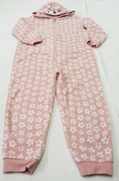 Fleece Schlafanzug Gr. 110 von Lupilu (1257)