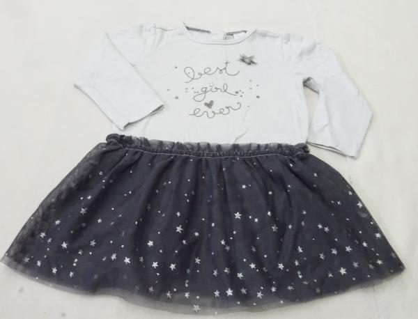 Langarmkleid Gr. 86 von Babyclub by C&A (638)