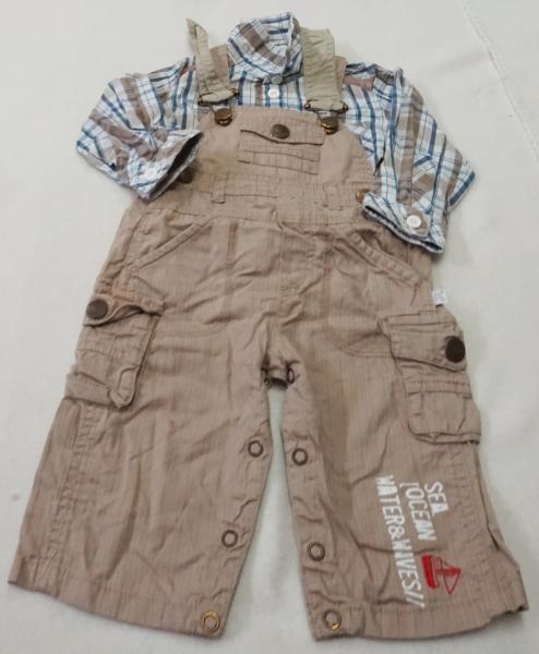 Latzhose mit Hemd Gr. 68 von Kanz (2627)