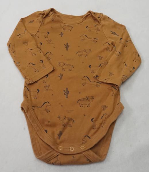 Langarmbody Gr. 80 von Babyclub by C&A (1461)