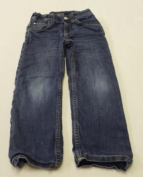 gefütterte Jeanshose Gr. 110 von H&M (3575)