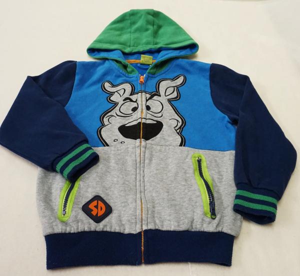 Sweatjacke Gr. 116 von Scooby Doo (774)