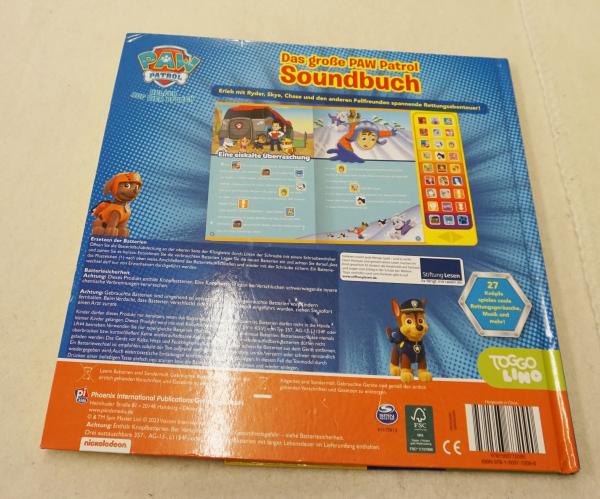 Das große Paw Patrol Soundbuch (2176)