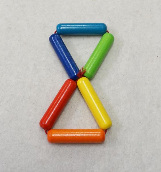 6 verbundene Holzstäbe von Haba (3861)