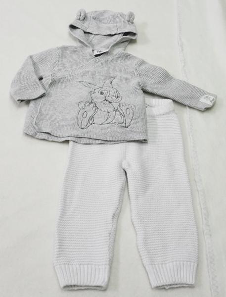 Strickpullover von Disney mit Strickhose von Lupilu Gr. 62 (2692)