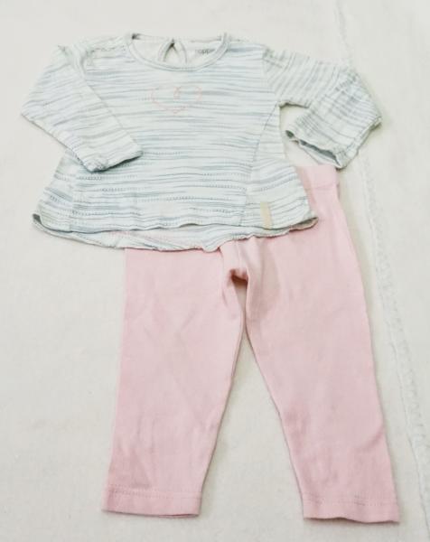 Langarmshirt von Noppies mit Leggings Gr. 62 (1382)