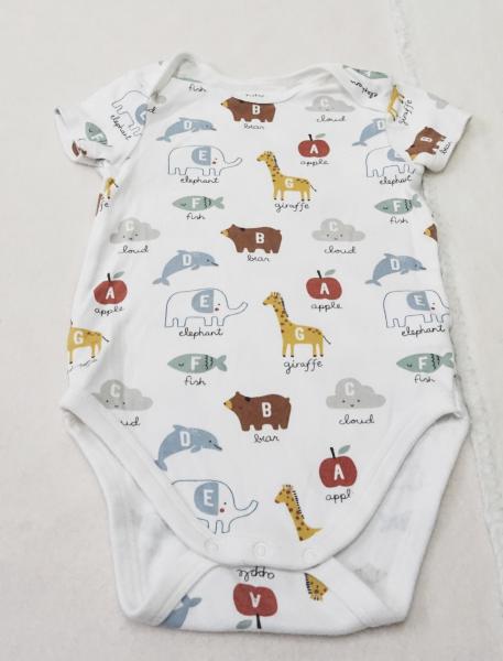 Kurzarmbody Gr. 80 von C&A (1457)