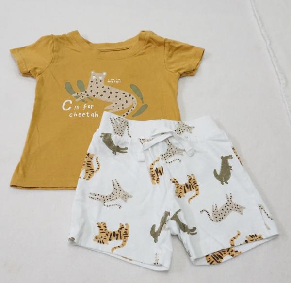 T-Shirt mit kurzer Hose Gr. 74 von Primark (1890)