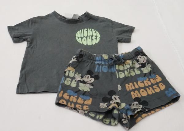 T-Shirt mit kurzer Hose Gr. 74 von H&M by Disney (2633)