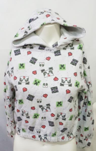 Sweatshirt kurz, Gr. 128 von Minecraft (1781)