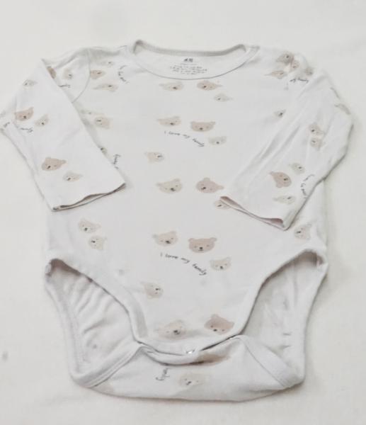 Langarmbody Gr. 74 von H&M (1053)