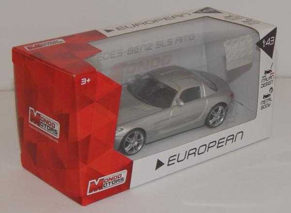 MERCEDES-BENZ SLS AMG silber 1:43 NEU OVP