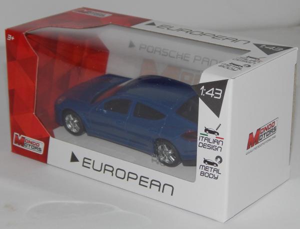 PORSCHE PANAMERA blau 1:43 NEU OVP