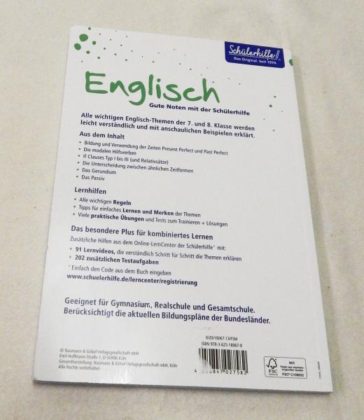 Englisch 7 - 8 Klasse (1662) neu