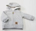 gefütterte Sweatjacke Gr. 56/62 von Simple joys (4091)