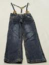 Jeanshose mit Trägern Gr. 98 (3064)