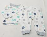 Langarmshirt mit Sweathose Gr. 56 von H&M (2630)