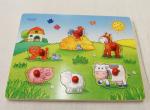 Holzsteckpuzzle mit Geräuschen 6 tlg von Haba (3833)