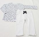 Langarmshirt von Vertbaudet mit Leggings von Noppies Gr. 62 (494)