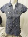 Jeanskleid mit kurzem Arm,  Gr. 152 von H&M (3209)
